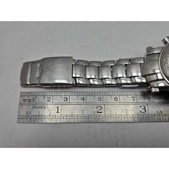 Klaus Kobec Contemporary Swiss Quartz Chronograph Stainless Watch New Battery - Picture 11 of 12